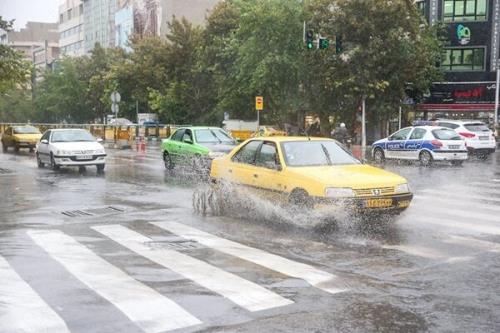 بارش شدید باران در ۶ استان