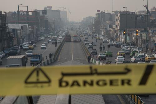 اخطار نارنجی برای گرد و غبار در تهران