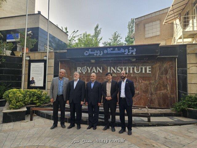 بازدید استاندار تهران از پژوهشگاه رویان
