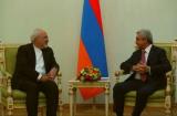 رایزنی وزیر امور خارجه كشورمان با رییس جمهور ارمنستان