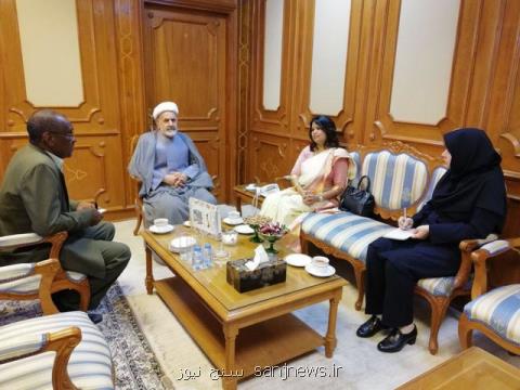 دیدار سفیر نپال در عمان با سفیر ایران