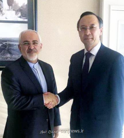 وزرای امور خارجه ایران و قزاقستان در آستانه دیدار و گفت وگو كردند