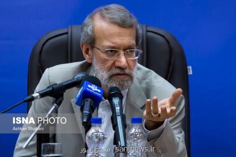 لاریجانی: فعالیت های تروریستی منطقه با دخالت های نظامی آمریكایی شروع شده است