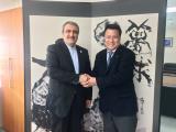 دیدار سفیر كشورمان در توكیو با رئیس فدراسیون فوتبال ژاپن