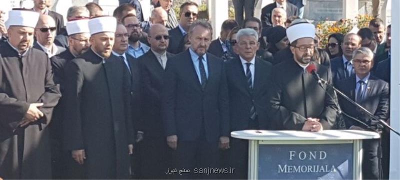حضور سفیر ایران در مراسم سالگرد نخستین رئیس جمهور بوسنی هرزگوین