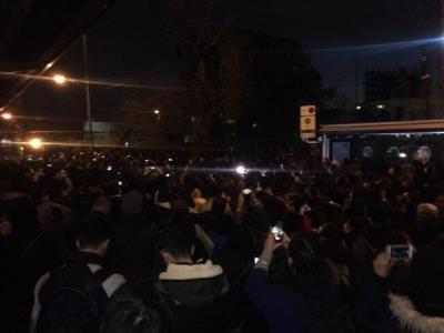 همدردی دانشجویان و مردم با خانواده جانباختگان هواپیمای اوكراینی