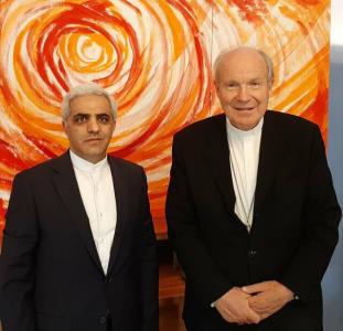 توییت عباس باقرپور بعد از دیدارش با اسقف اعظم وین