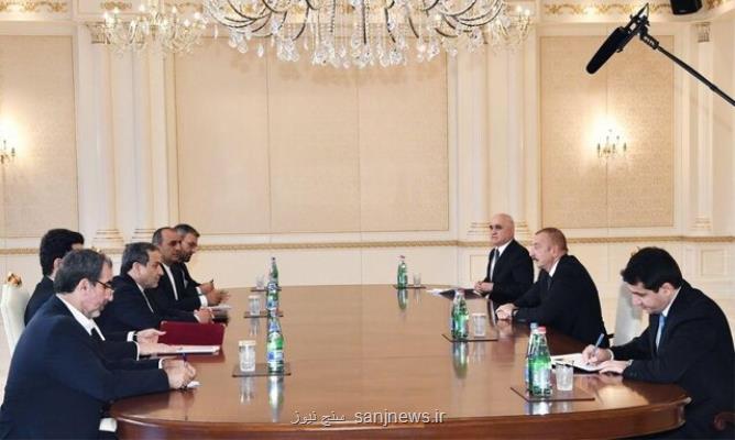 اظهارات رئیس جمهور آذربایجان در دیدار با عراقچی